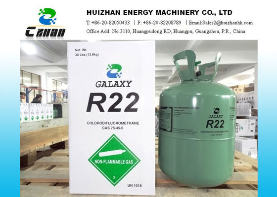 China 30lb líquidos refrigerantes descartáveis CAS NO.75-45-6 do cilindro R22 HCFC com pureza 99,98% fornecedor