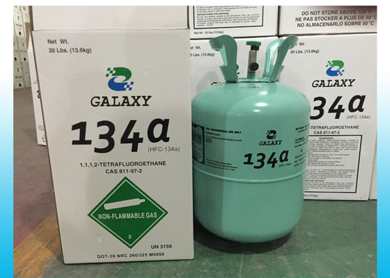 China o GV descartável dos líquidos refrigerantes R134a do cilindro HFC de 30lb 13.6KG aprovou C2H2F4 fornecedor